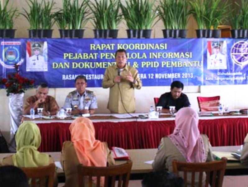 Pak Ben: Tingkatkan Kompetensi Pejabat dan PPID Pembantu Disetiap SKPD