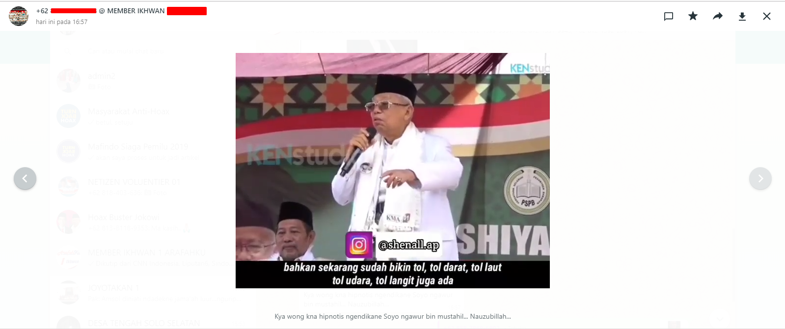 [BENAR] Klarifikasi Gus Mus ( A. Mustofa Bisri ) Terkait Video 'Rekayasa' Dirinya Menanggapi Pernyataan Ma'ruf Amin