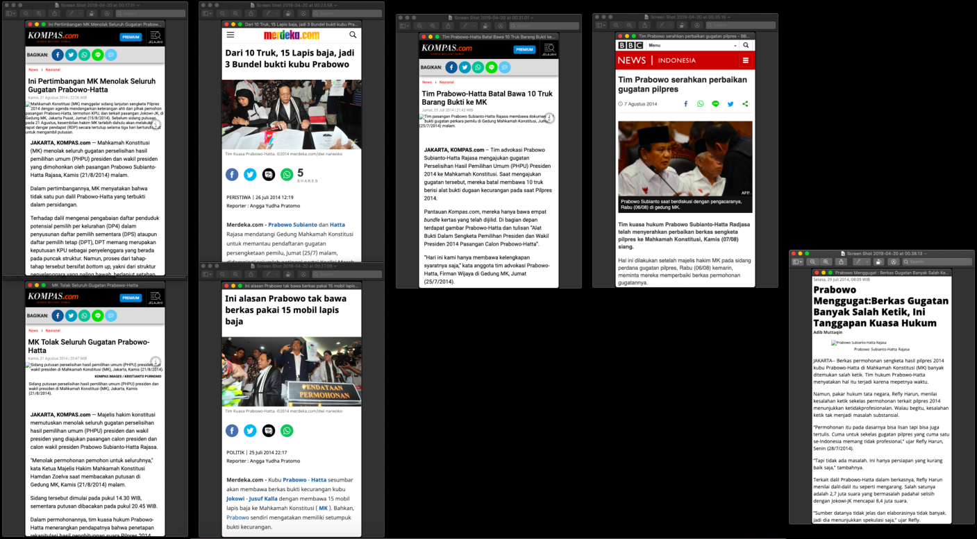 [SALAH] "2014 Jokowi tidak di wakili suara rakyat menjadi presiden dengan kecurangan"