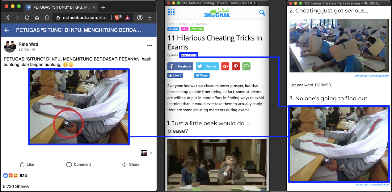 [SALAH] "hasil buntung dari tangan buntung"