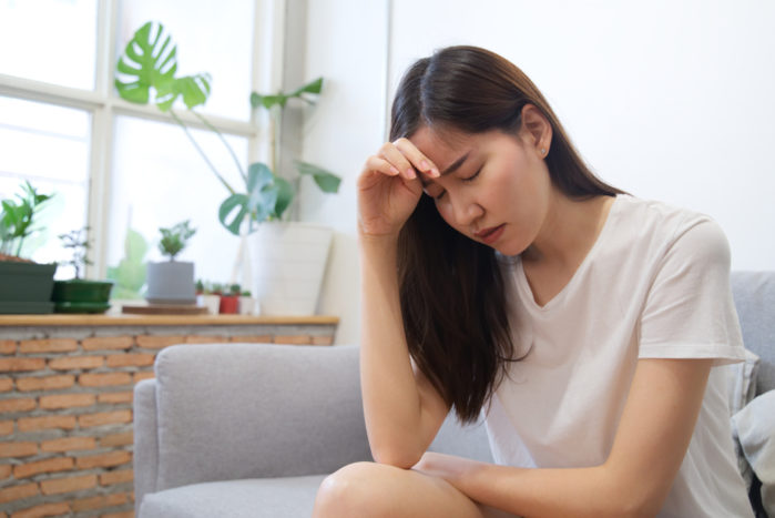 pola pikir tidak bahagia sedih depresi stres pusing