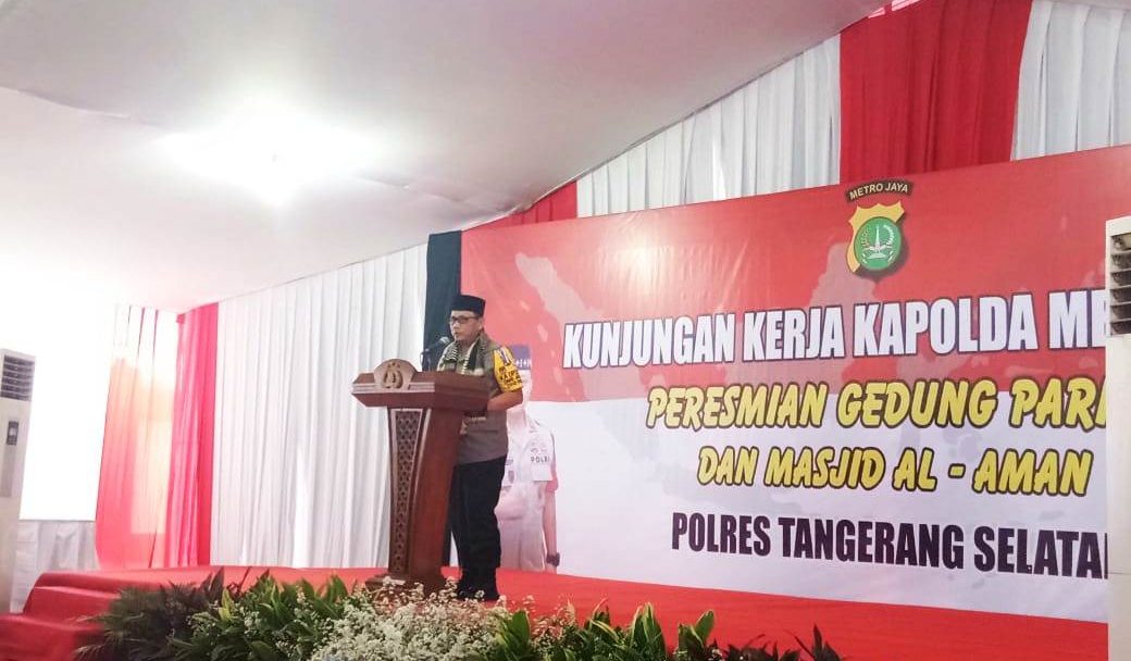 Peresmian Masjid Al-Aman Polres Tangsel