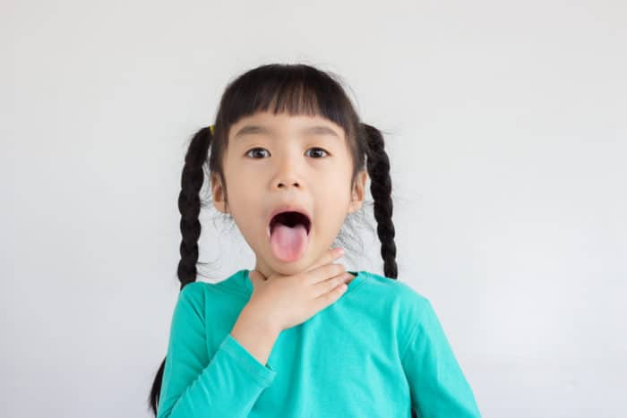 sakit tenggorokan pada anak