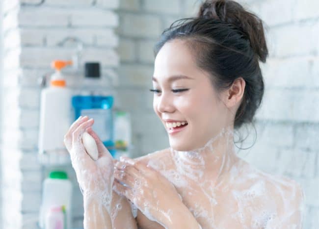 cara mandi kulit putih