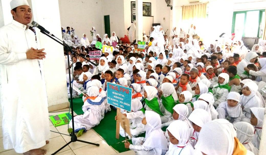 FG-TPQ Tangsel Adakan Peragaan Praktek Manasik Haji