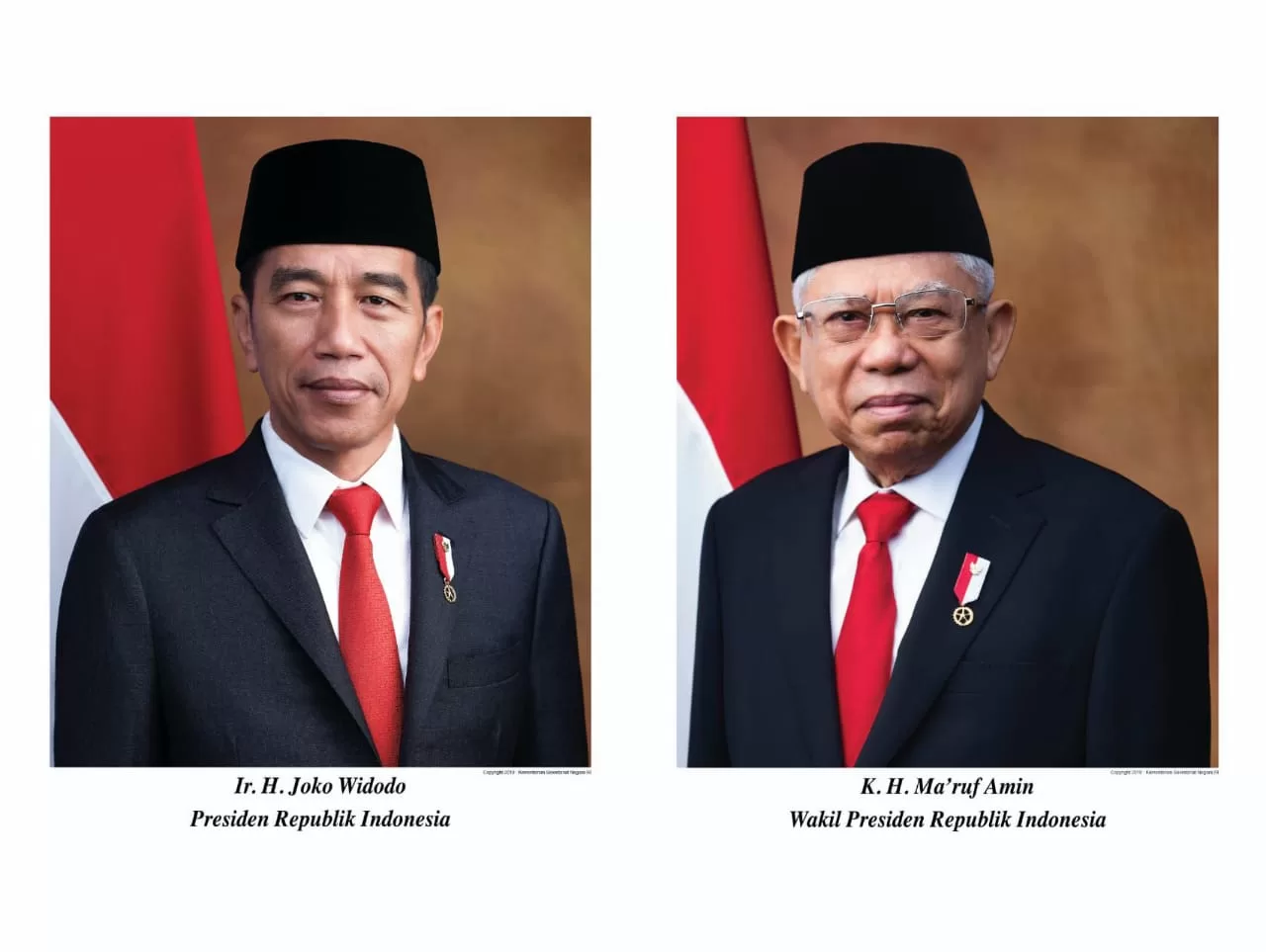 Download Foto Resmi Presiden Dan Wakil Presiden RI Periode 2019-2024 ...