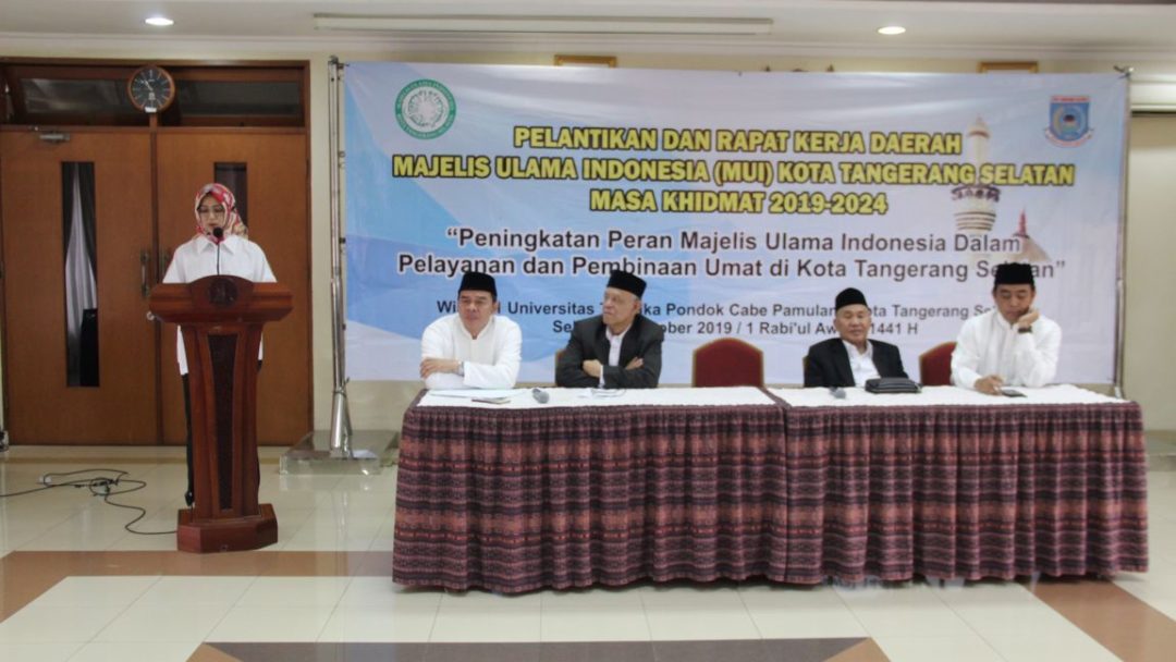 Pelantikan dan Rakerda MUI Tangsel Masa Khidmat 2019-2024