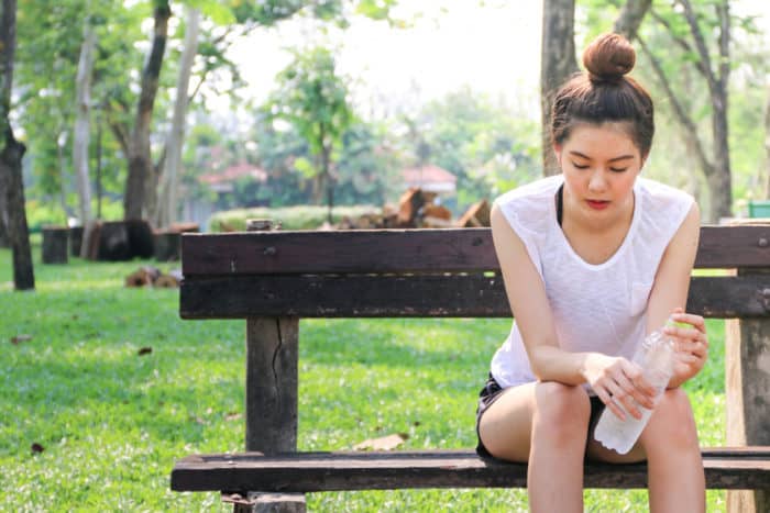 duduk setelah olahraga