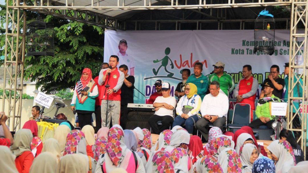 Jalan Sehat Kerukunan Umat Beragama Kemenag Tangsel Dalam Rangka HAB Kementerian Agama ke-74