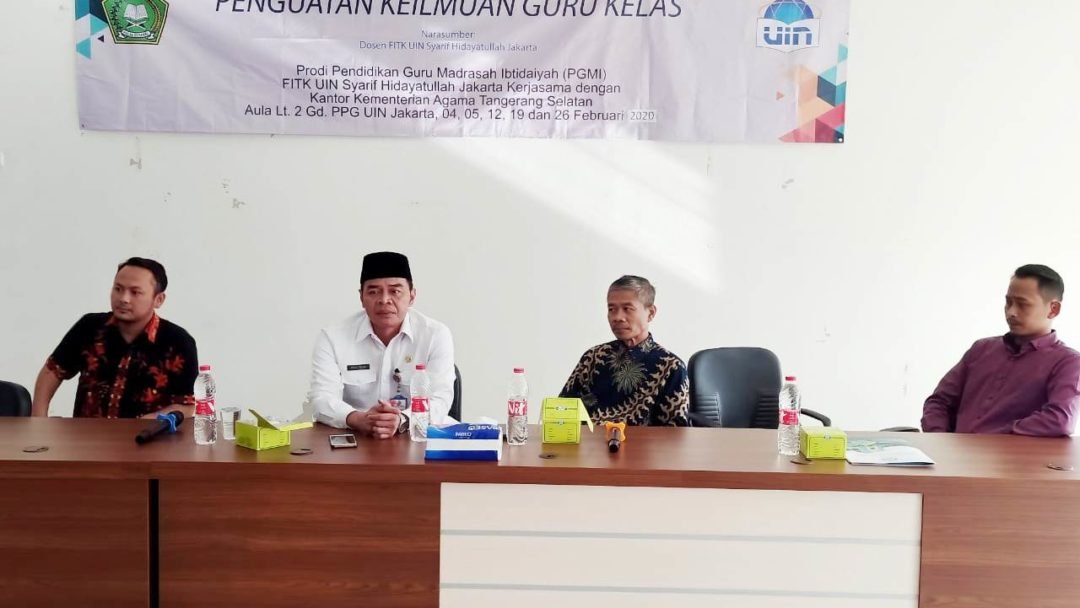 Kemenag Tangsel dan UIN Jakarta Adakan Penguatan Keilmuan Guru Kelas MI