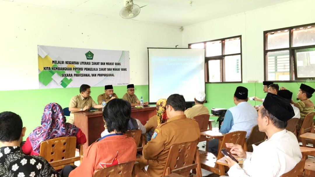 Seksi Bimas Islam Kemenag Tangsel Adakan Penguatan Literasi Zakat dan Wakaf Uang