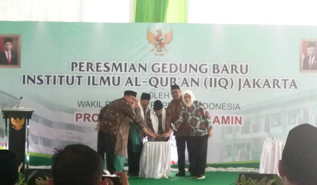 Wapres KH. Ma’ruf Amin Resmikan Gedung IIQ Jakarta