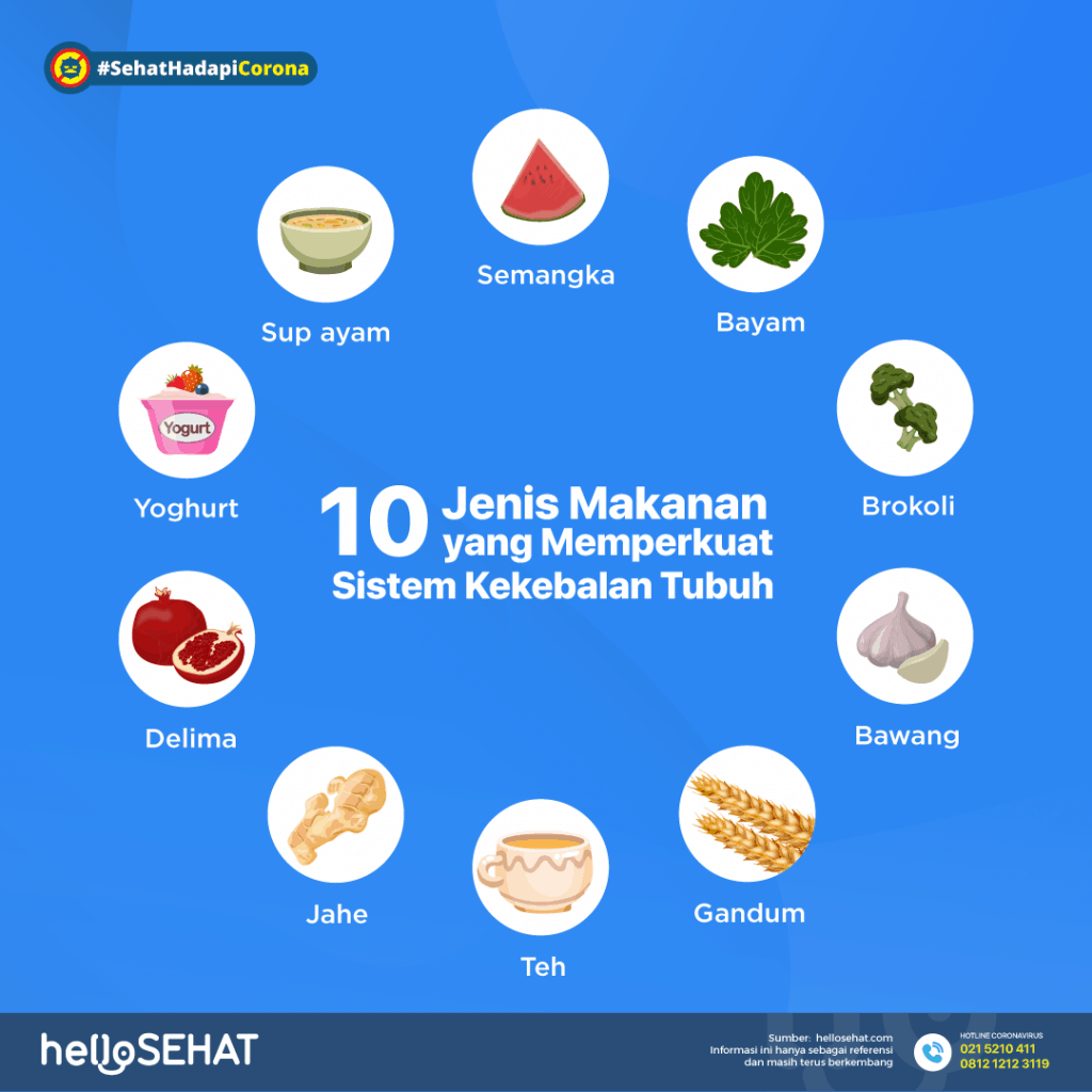makanan nutrisi untuk memperkuat imun