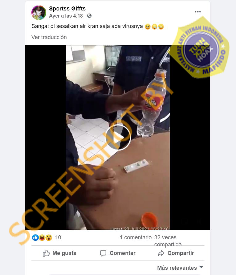 [SALAH] Air Keran Positif Covid-19