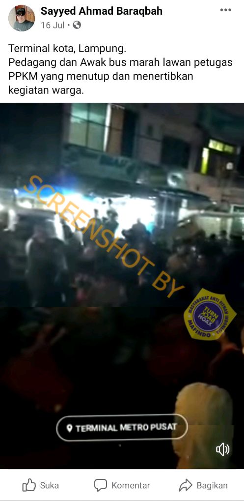 [SALAH] Video Kericuhan Terminal kota Lampung