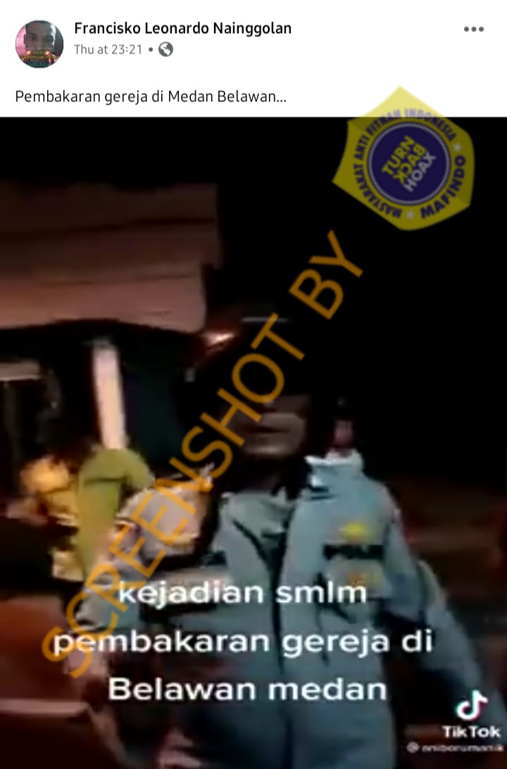 [SALAH] Pembakaran Gereja Di Belawan