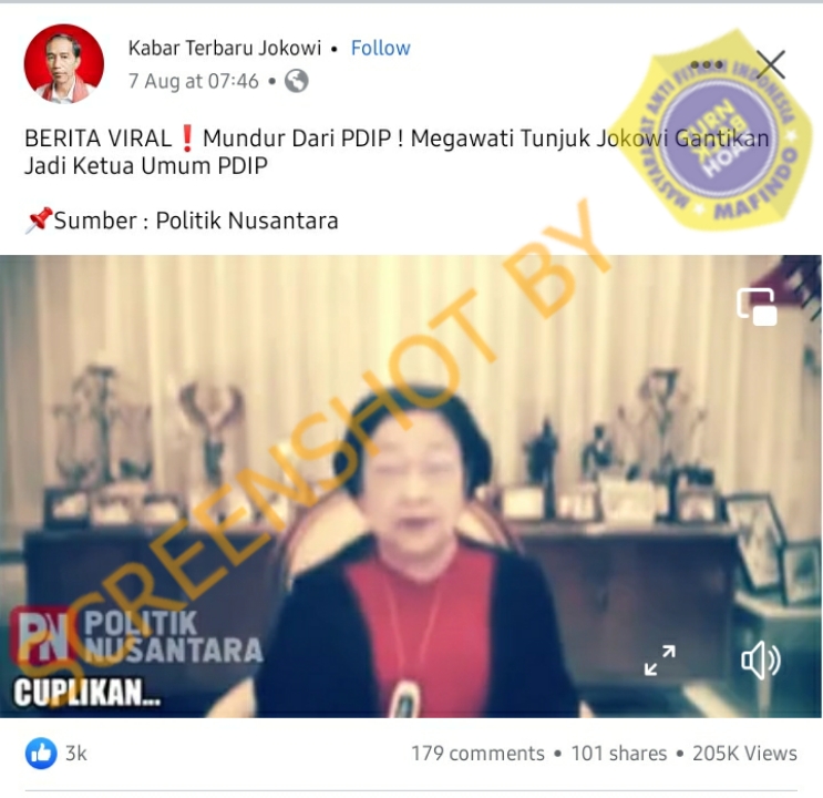 [SALAH] Megawati Mundur dari Jabatan Ketua Umum PDIP