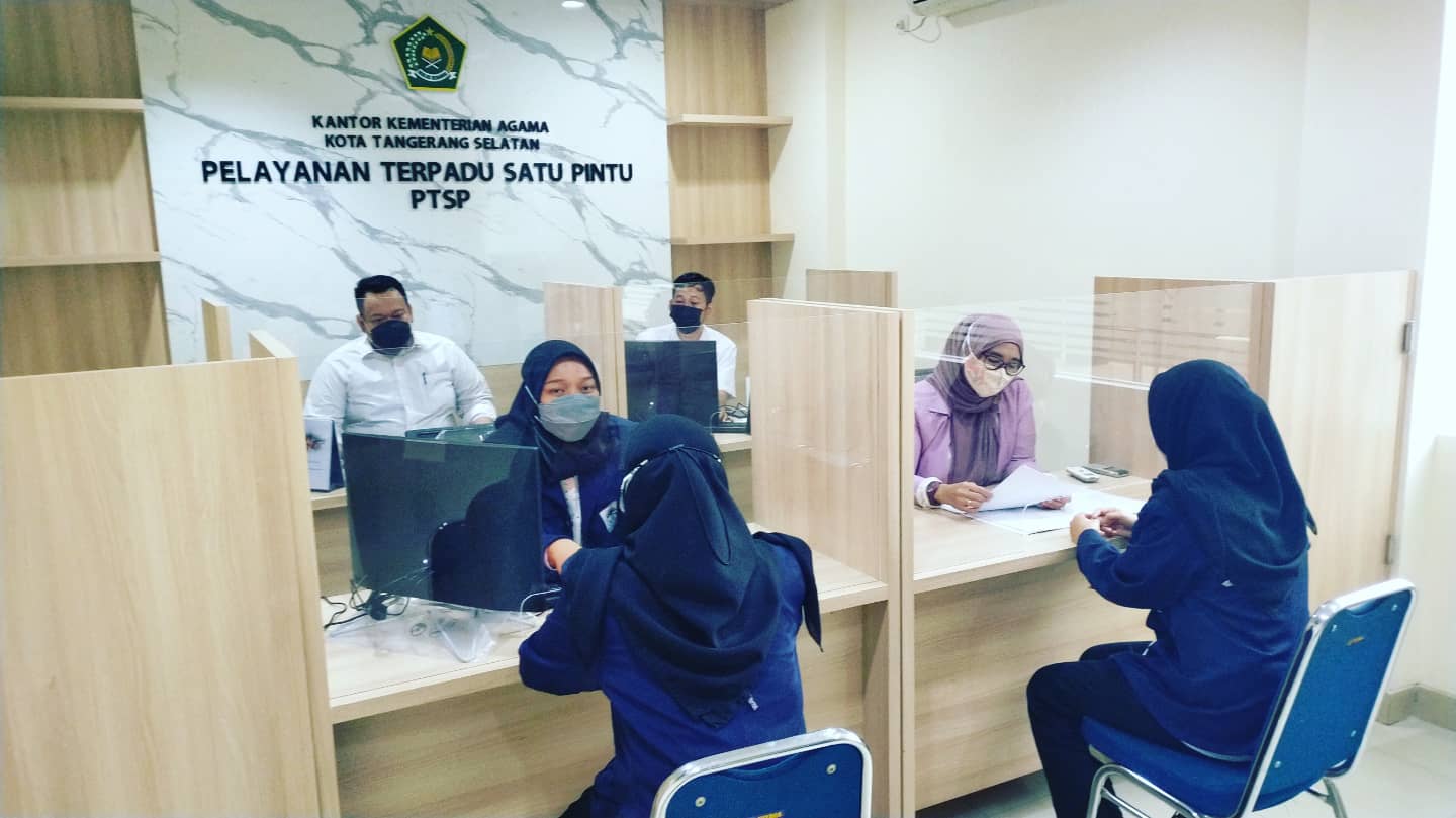 Kantor Kemenag Tangsel Terapkan PTSP