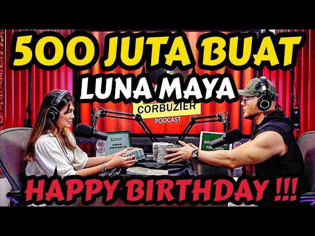 Luna Maya Diberi Duit Sekoper Oleh Deddy Corbuzier, Isinya Rp 500 Juta