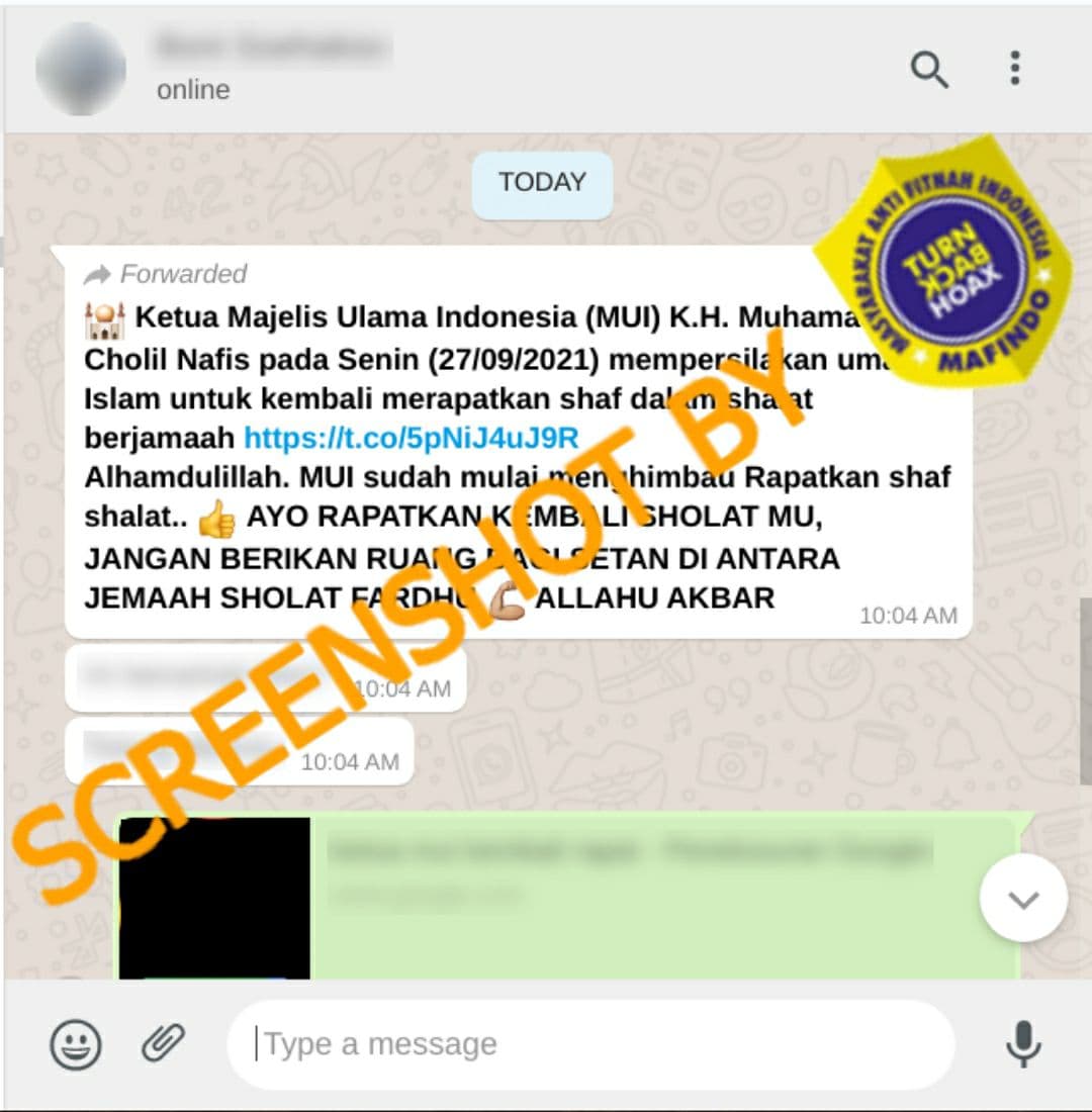 [SALAH] Ketua MUI Memperbolehkan Merapatkan Shaf Shalat