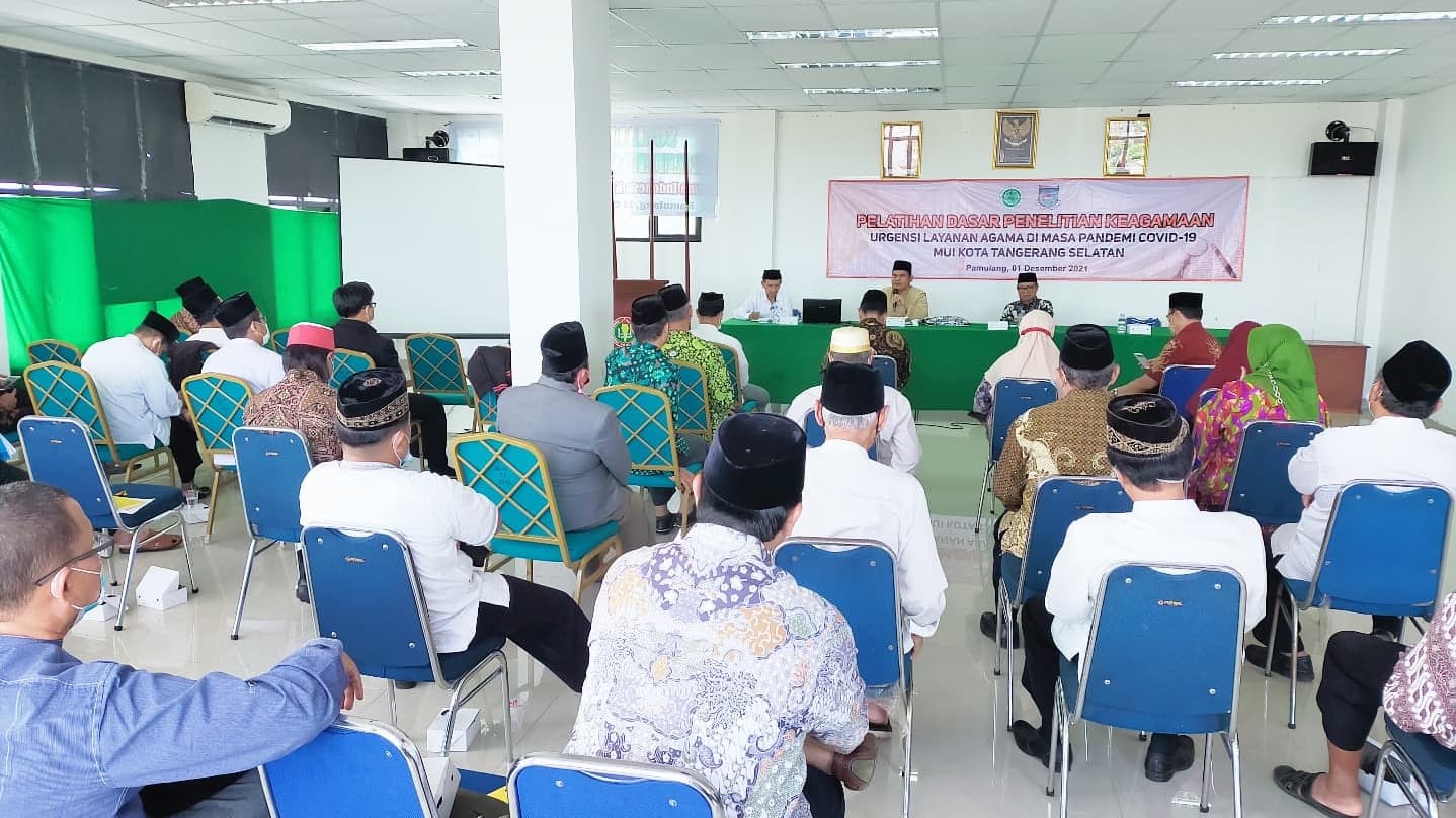 MUI Tangsel Gelar Pelatihan Dasar Penelitian Keagamaan