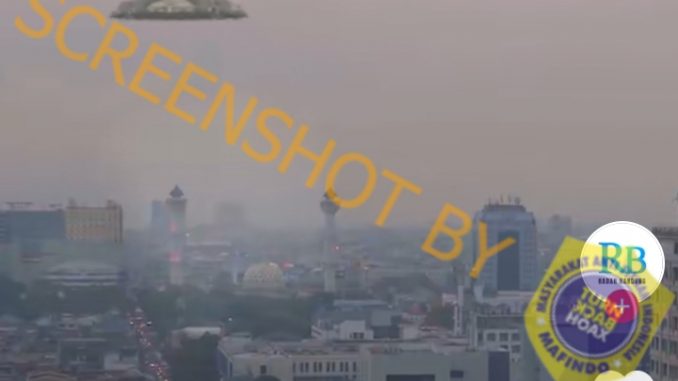 [SALAH] Video Kemunculan UFO di Bandung – TurnBackHoax.ID