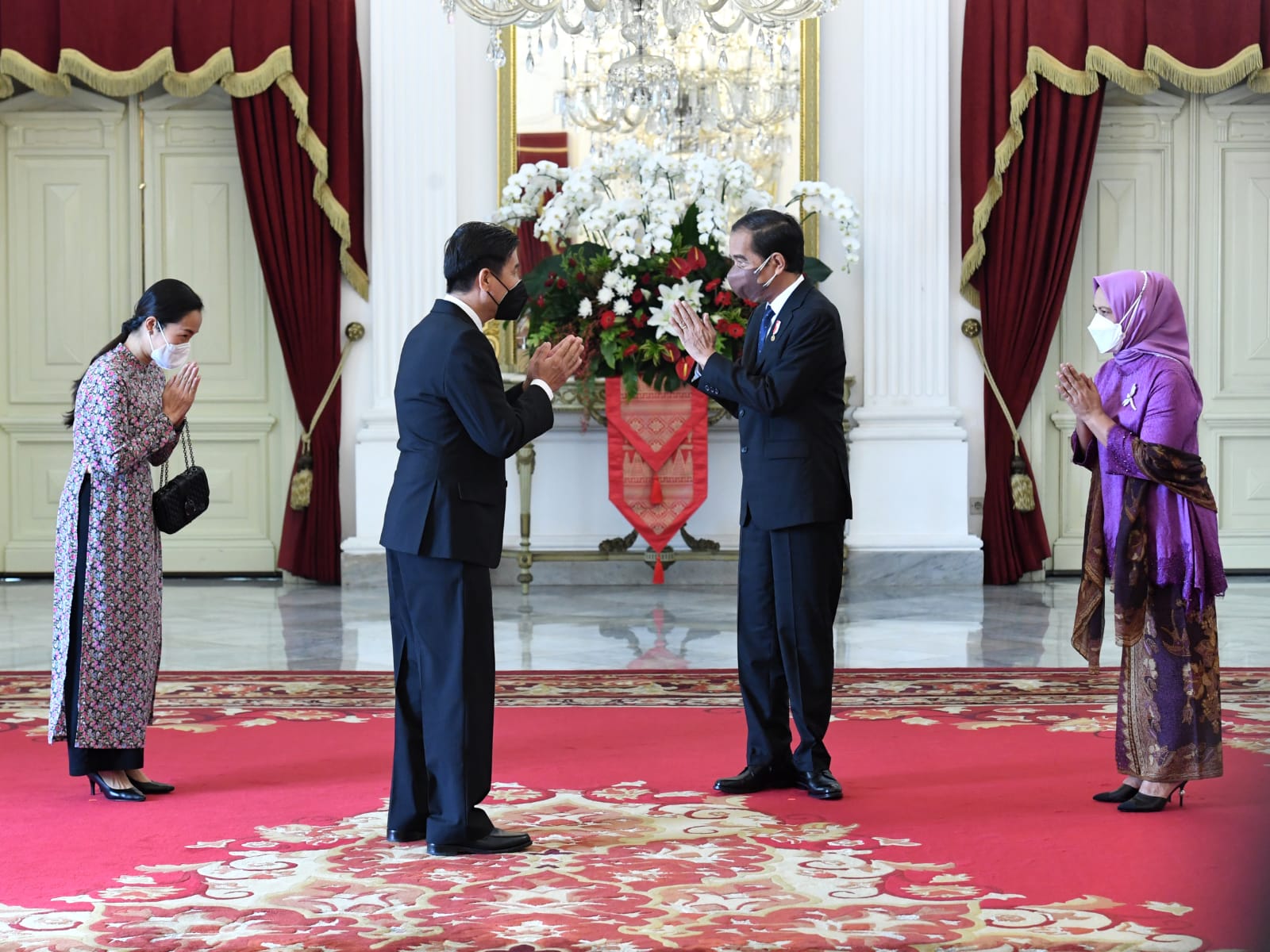 (02/03/2022), di Istana Merdeka, Jakarta. (Foto: BPMI Setpres/Lukas)