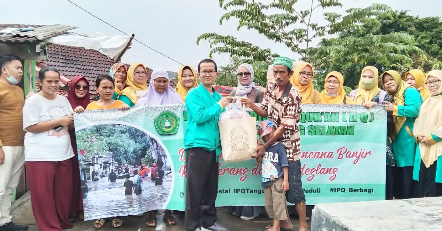 IPQ Tangsel Beri Bantuan Korban Banjir Kota Serang dan Kabupaten Pandeglang