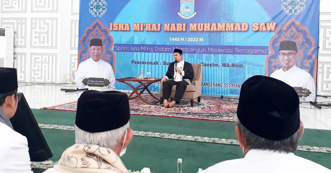 Peringati Isra` Mi’raj, Pemkot Tangsel Undang Buya Arrazy