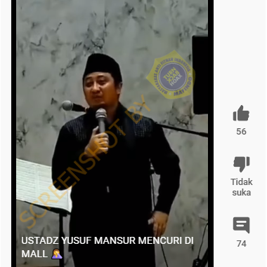 [SALAH]: Ustadz Yusuf Mansur Ajarkan Mencuri di Mall