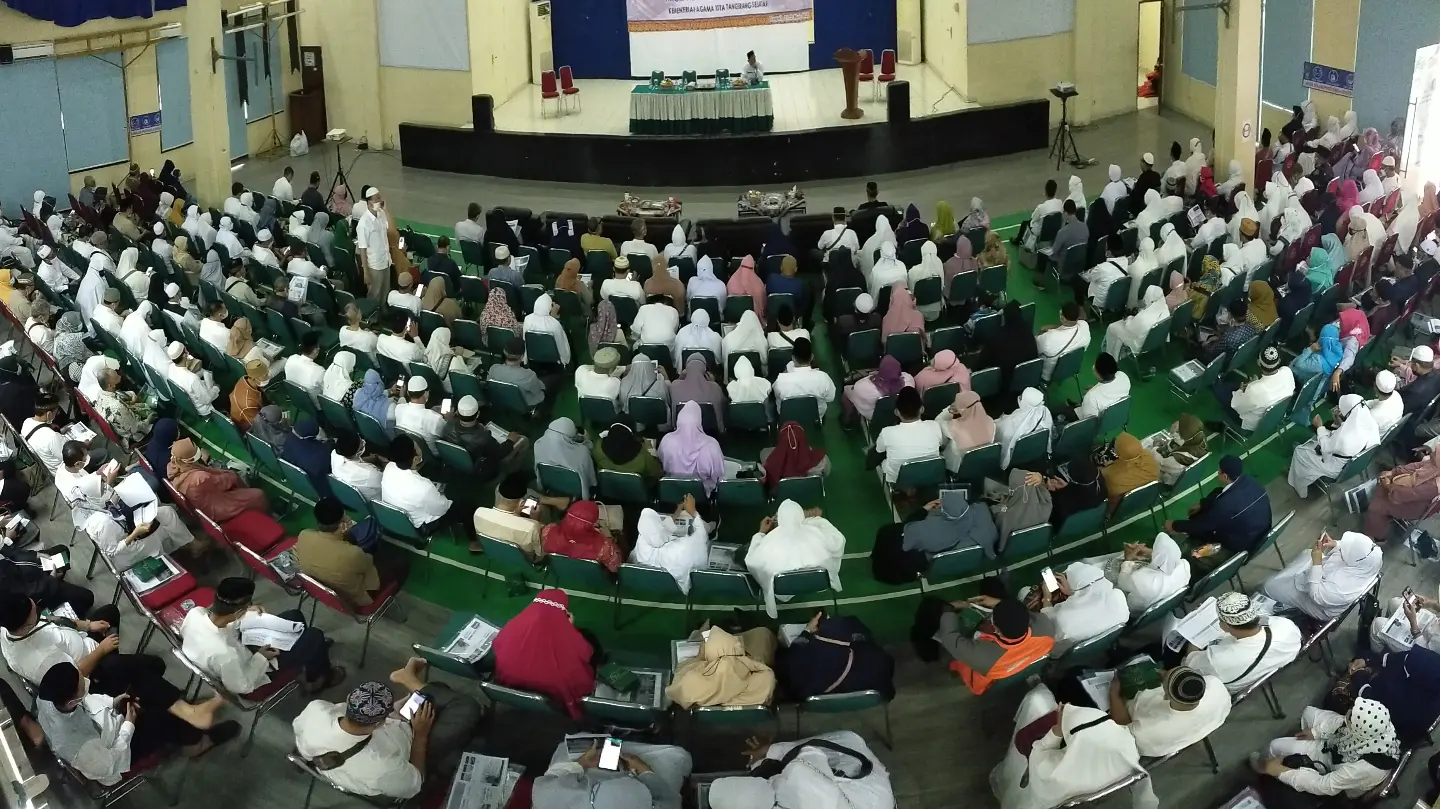 Ratusan Calon Haji Asal Tangsel Mengikuti Bimsik Haji