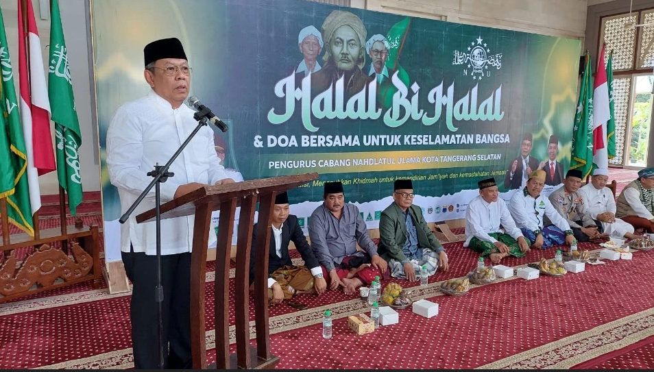 Wali Kota Tangerang Selatan (Tangsel) Benyamin Davnie hadiri Halal Bihalal Pengurus Cabang Nahdlatul Ulama (PCNU) Tangerang Selatan (Tangsel)