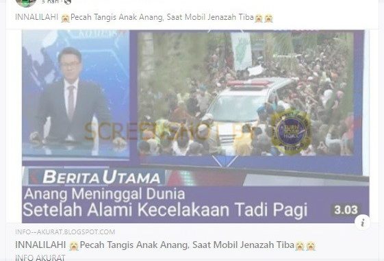 [SALAH] Anang Meninggal Dunia