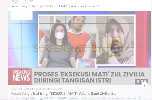 [SALAH] Zul Zivilia Dieksekusi Mati