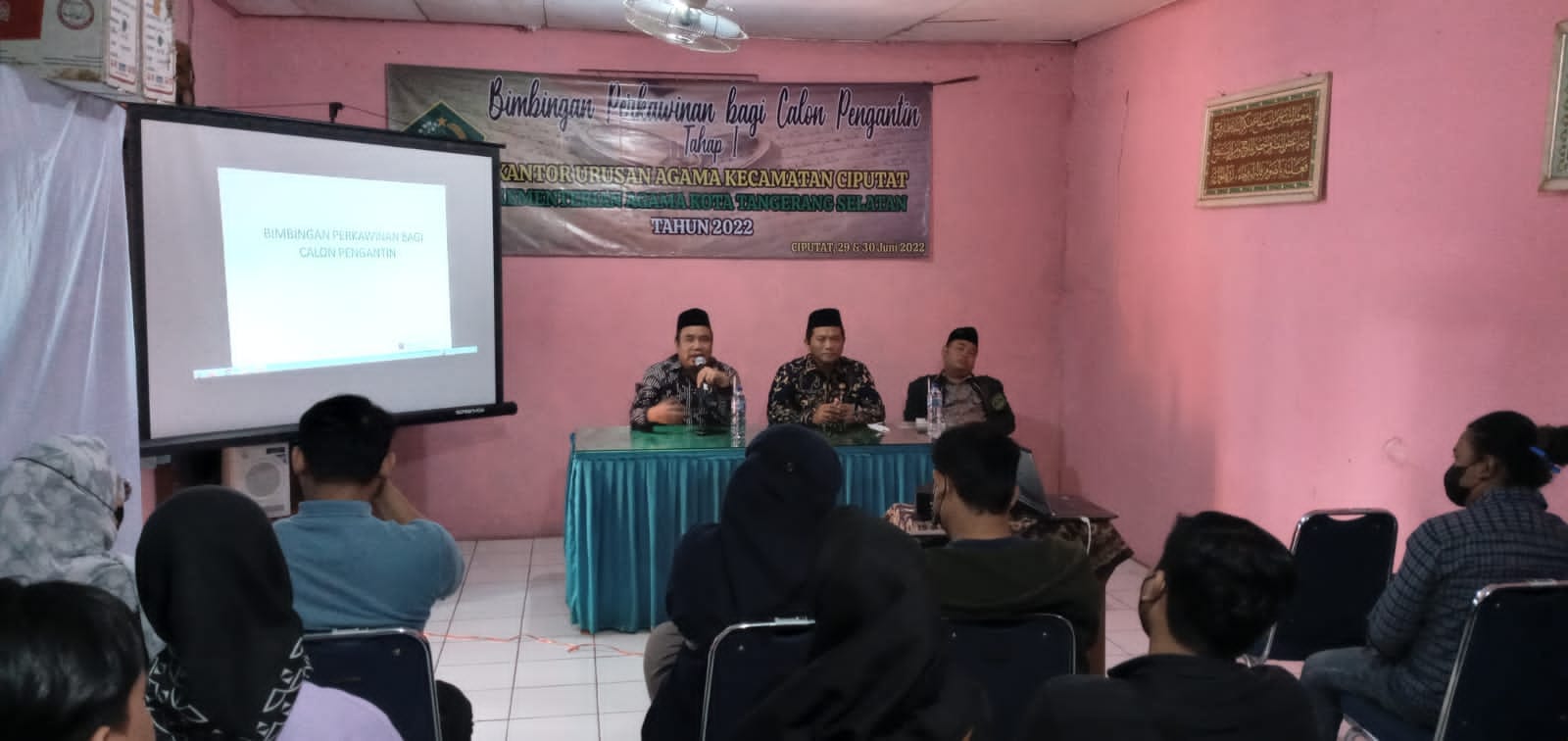 KUA Ciputat Bekali 25 Pasangan Calon Pengantin