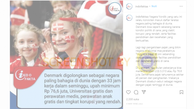 [SALAH] Jam Kerja Di Denmark 33 Jam Per Minggu