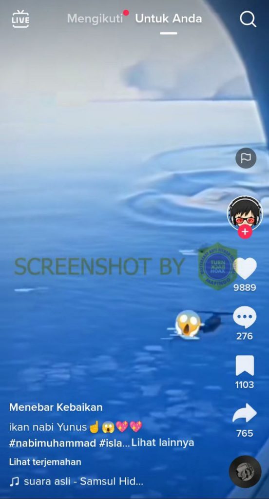 [SALAH] Video Penampakan Ikan Paus Nabi Yunus