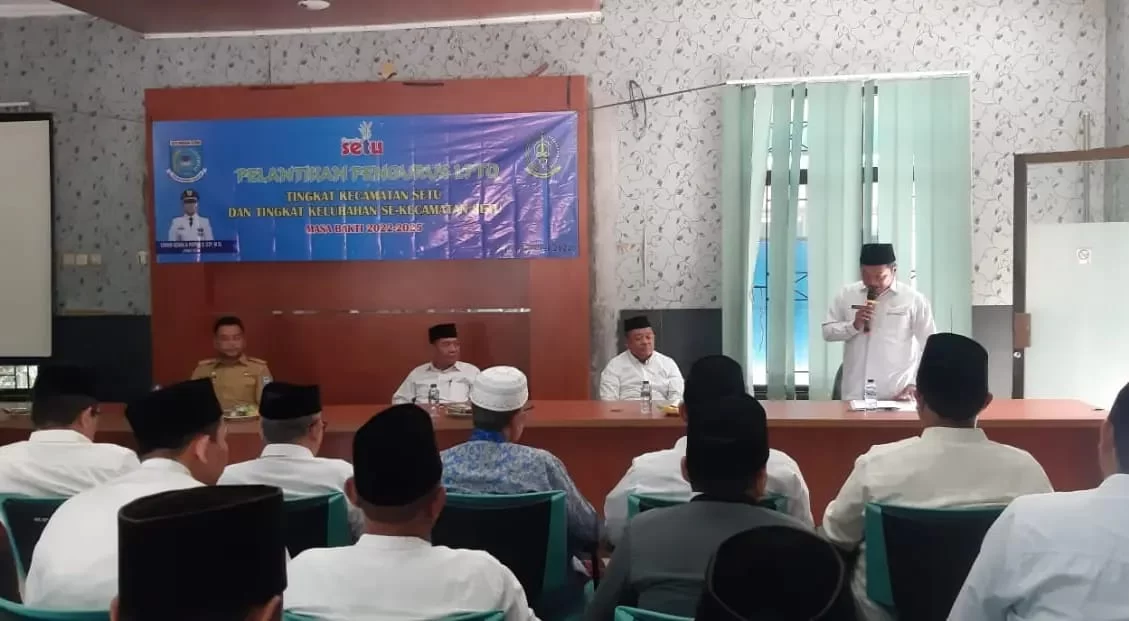 LPTQ Tangsel Kukuhkan Pengurus LPTQ Kecamatan Setu dan LPTQ Kelurahan se-Kecamatan Setu