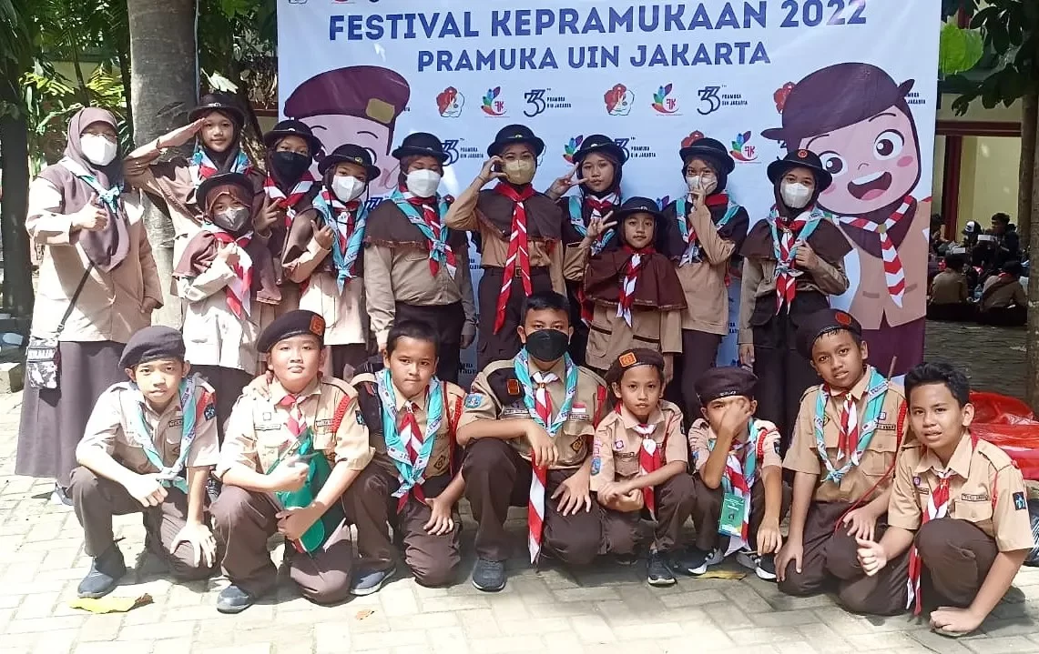 Tim PASUS Pramuka MIN 2 Tangsel Raih Juara 1