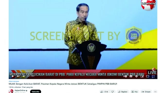 [SALAH] Muak Dengan Kelicikan Barat, Puluhan Kepala Negara Minta Jokowi Bentuk Sekaligus Pimpin PBB Baru!!