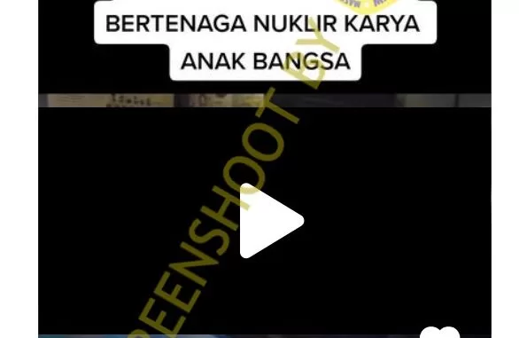 [SALAH] Indonesia Uji Coba Peluru Kendali Bertenaga Nuklir