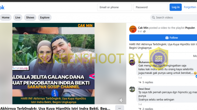 [SALAH] Uya Kuya Hipnotis Aldilla Jelita Istri Indra Bekti