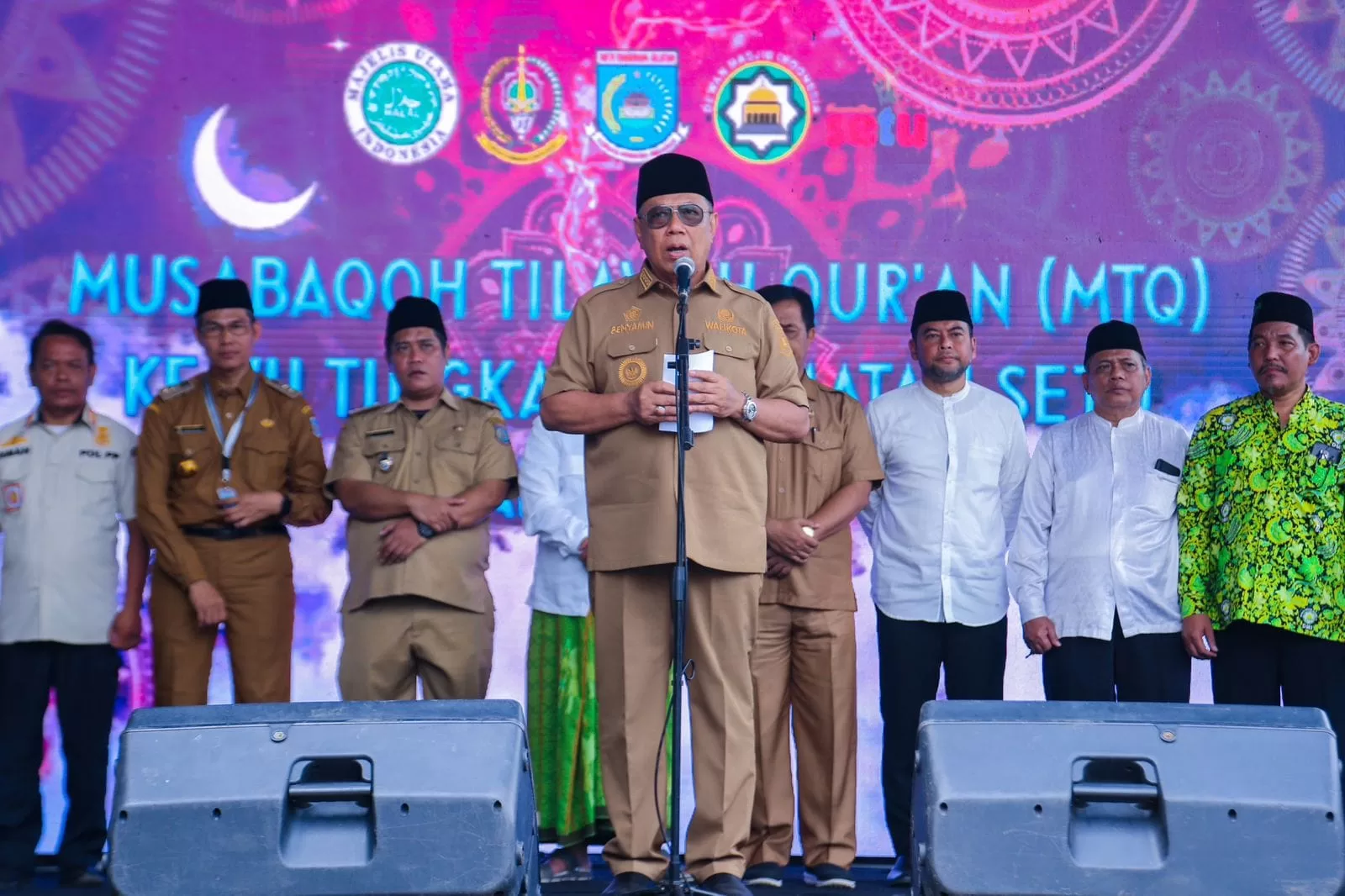 Buka MTQ Tingkat Kecamatan Setu, Benyamin Davnie: Ciptakan Generasi Qur'ani