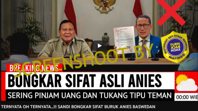 [SALAH] Sandiaga Uno Bongkar Sifat Buruk Anies