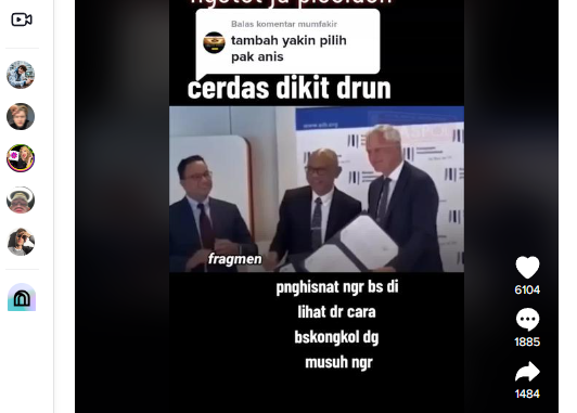 [SALAH] Video Pertemuan Rahasia Anies Baswedan Dengan Pengusaha di Eropa