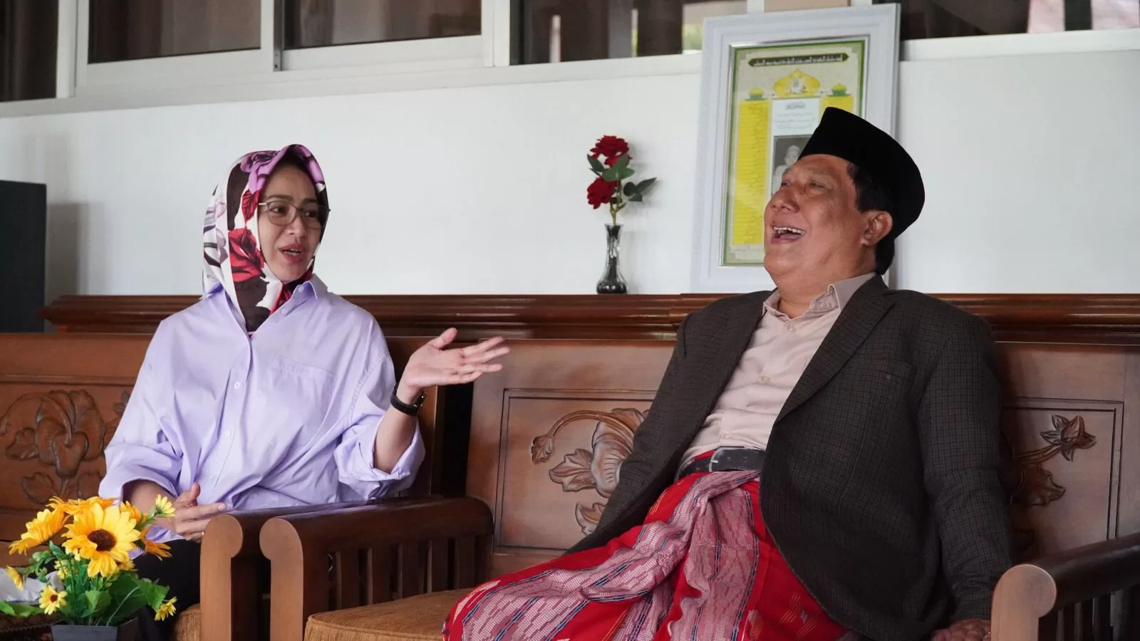 Airin Rachmi Diany Calon Gubernur Banten bersama ulama Pandeglang (2)