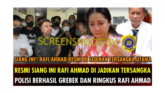 [SALAH] Video Polisi Grebek Rumah Raffi Ahmad Dugaan Kasus Pencucian Uang