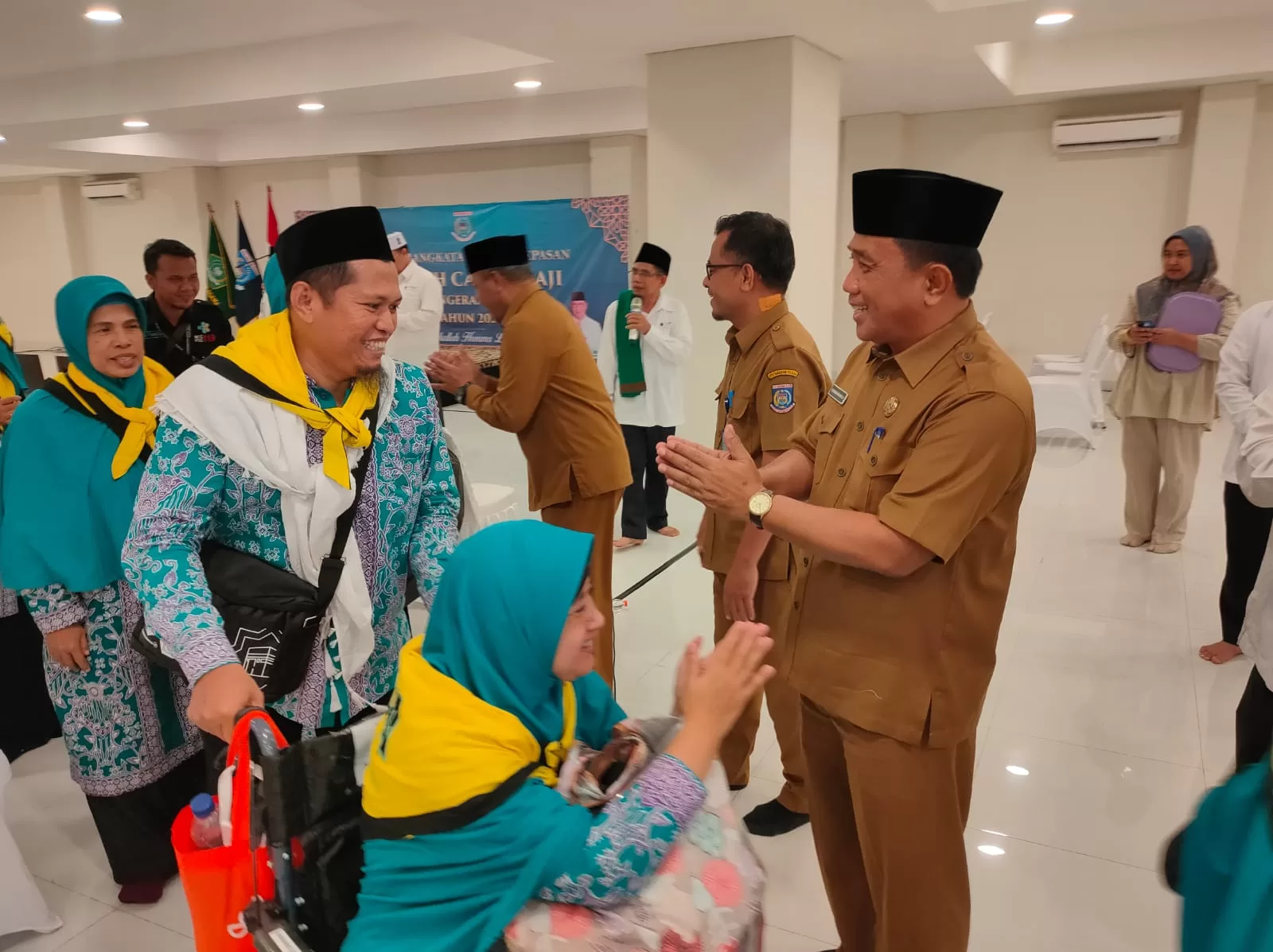 Sebanyak 41 Jemaah Haji Tangsel Dilepas