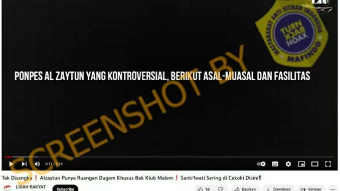 [SALAH] Al Zaytun Punya Ruangan Dugem Khusus