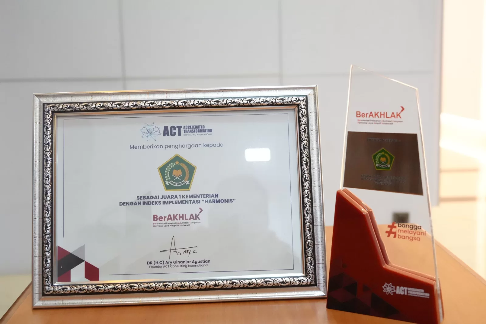 Kemenag Raih Predikat Kementerian Paling Harmonis 2022